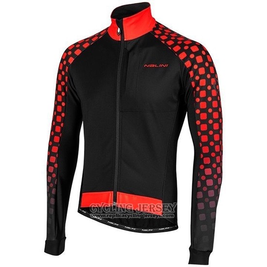 2019 Cycling Jersey Nalini Crit 3l 2.0 Black Red Long Sleeve And Bib Tight